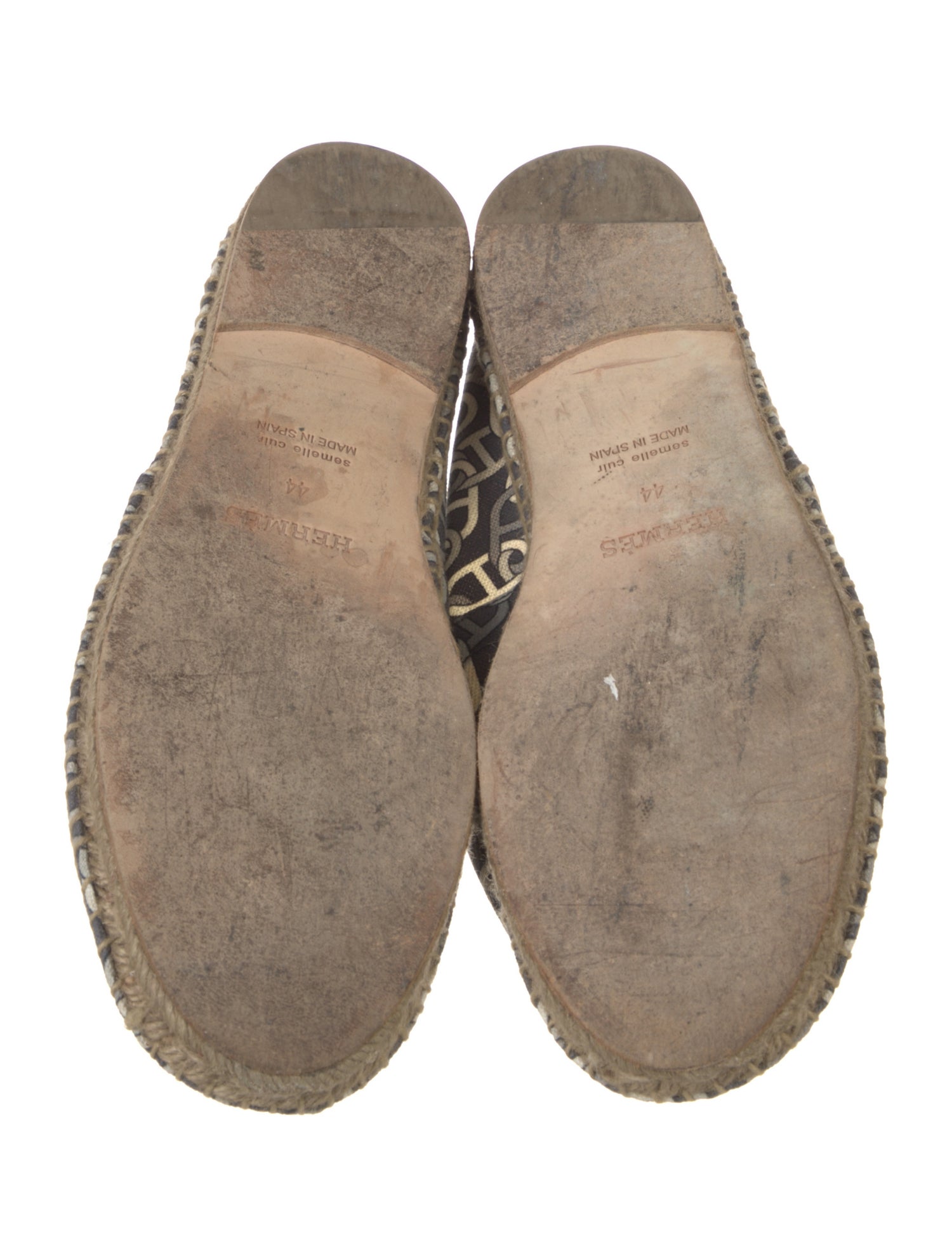 Hermès Chaine d'Ancre Eusebio Canvas Espadrilles